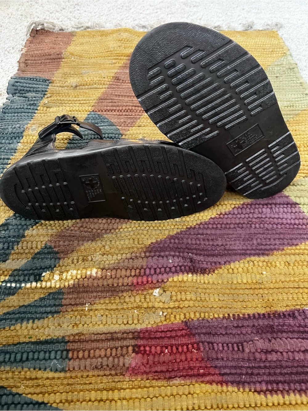 Dr. Marten Pewter Spectra Patent Clarissa Sandals - Picture 4 of 9